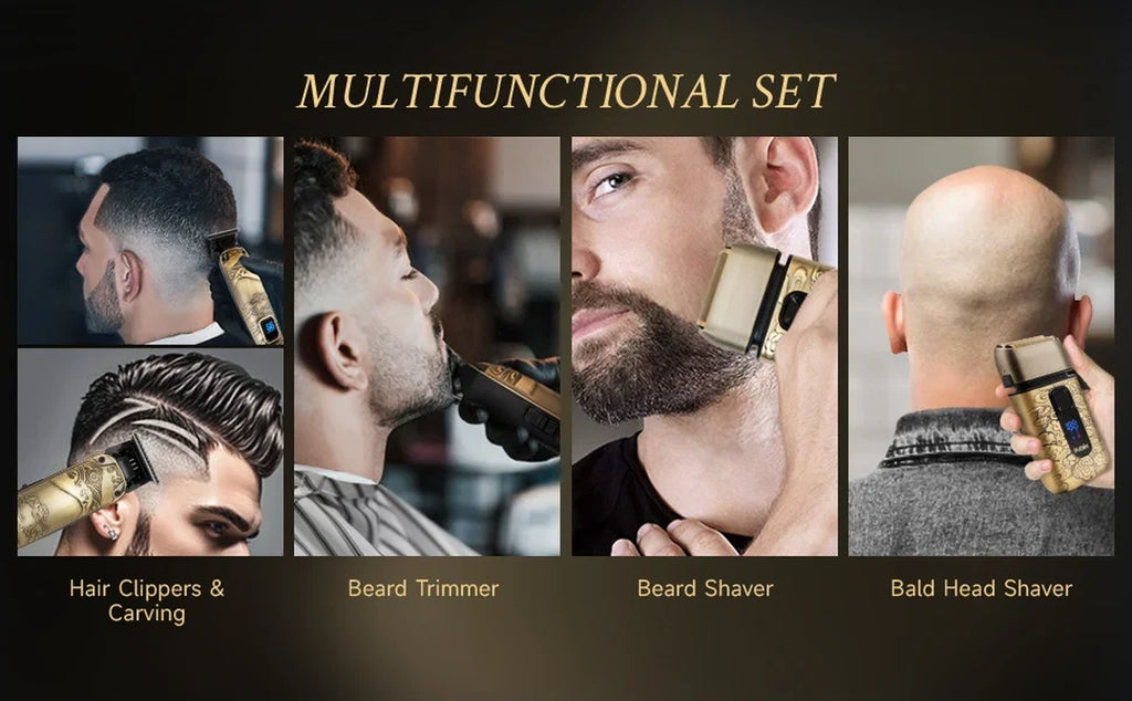 Foil Shavers for Men with Head Shaving, Hair Beard Trimmer, Face Mustache Grooming Kit, Bald Head Shavers and and Haircutting