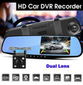SPECCHIETTO RETROVISORE TELECAMERA AUTO MONITOR DVR VIDEO AUDIO REGISTRATORE HD
