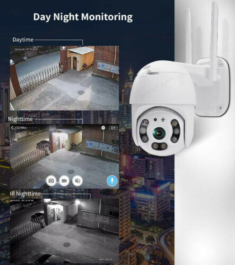 2X TELECAMERA TELECAMERE ESTERNA ICSEE CAM PTZ WIFI CAMERA NEW WIRELESS ESTERNO