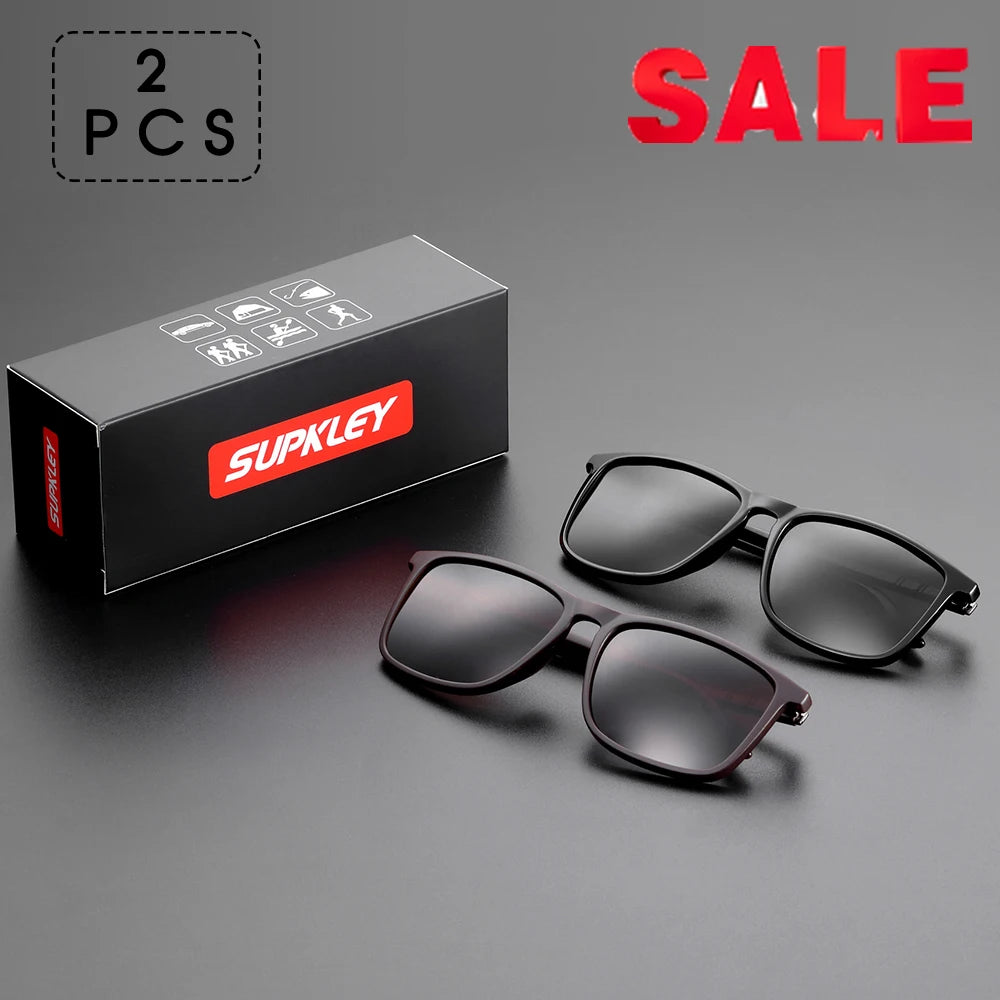 Sports Sunglasses for Men Polarized Comfortable Wear Square Sun Glasses Male Light Weight Eyewear Accessory with Origina