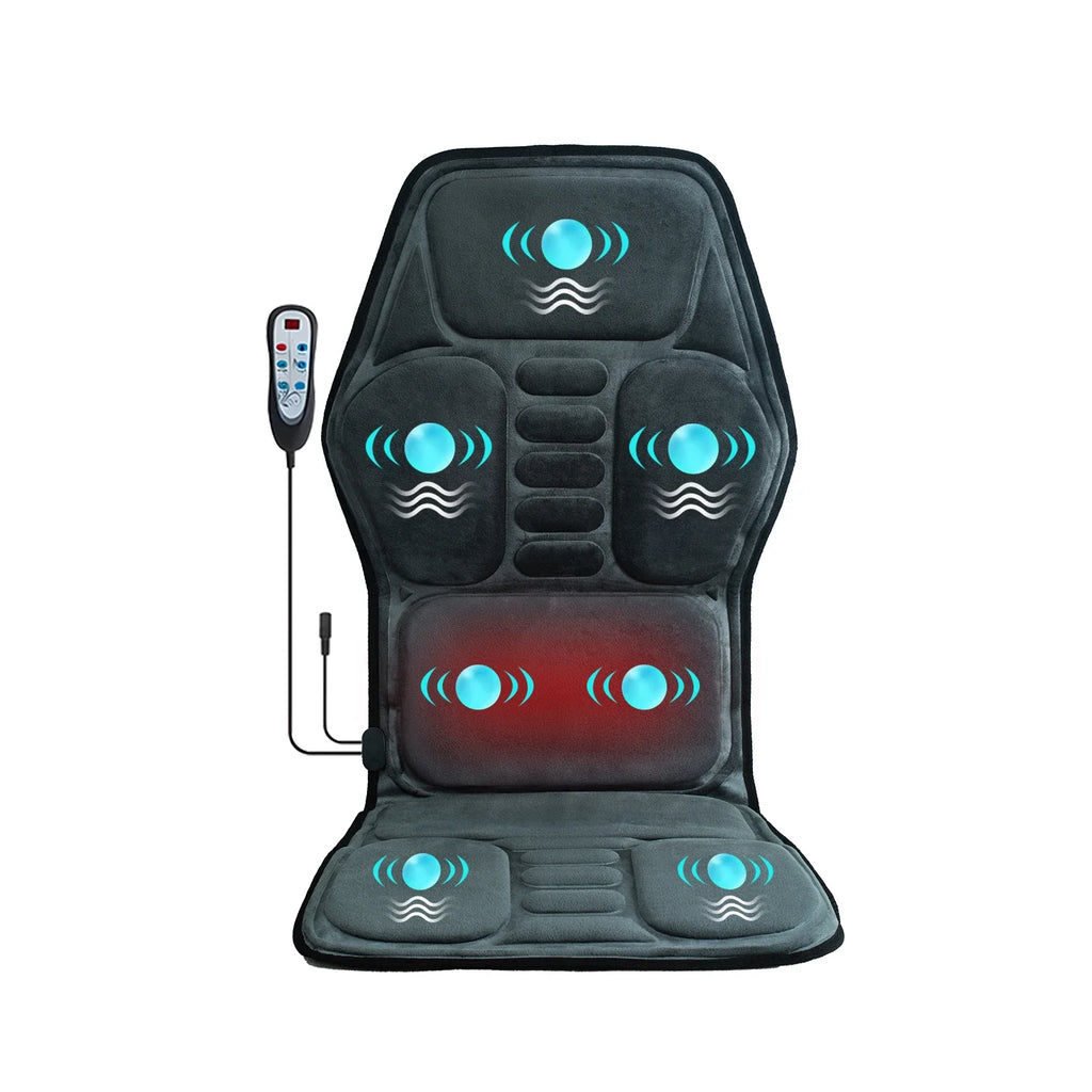 Vibration Back Massager Seat Cushion with Heat,Massage Chair Pad,Chair Massager for Pain Relief at Office/Home,Gifts for Parents