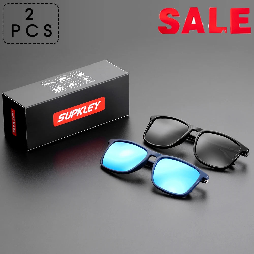 Sports Sunglasses for Men Polarized Comfortable Wear Square Sun Glasses Male Light Weight Eyewear Accessory with Origina