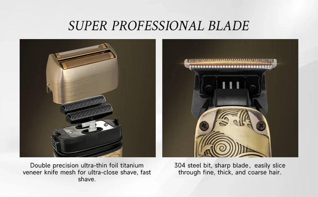 Foil Shavers for Men with Head Shaving, Hair Beard Trimmer, Face Mustache Grooming Kit, Bald Head Shavers and and Haircutting