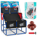 Gioco Arcade Di Pallacanestro Con 4 Palline E Pompa Di Gonfiaggio, Pallacanestro a Doppio Tiro per Bambini