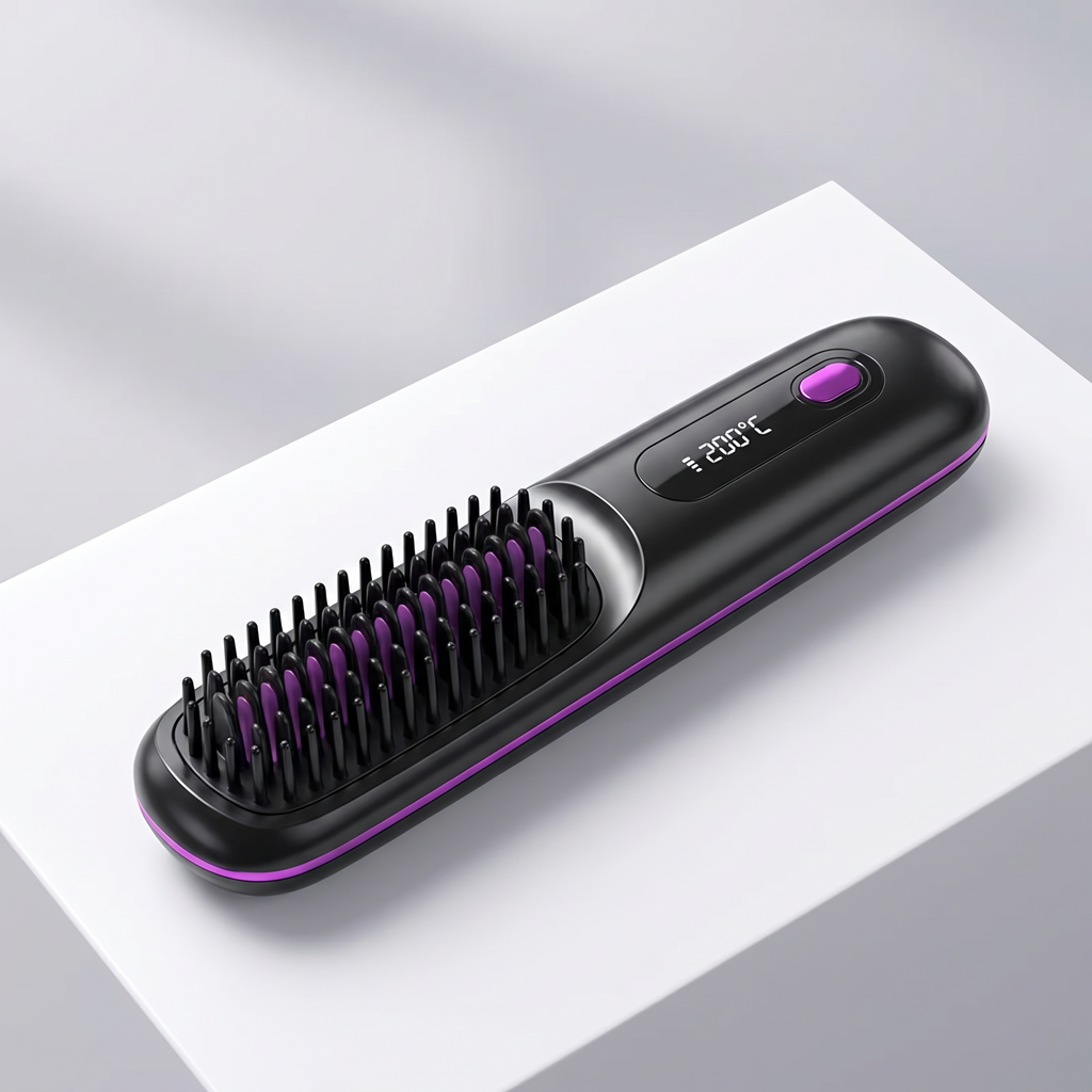 Silkané™ Pettine Riscaldante Ceramico Senza Fili: La Soluzione Perfetta per Capelli Lisci e Setosi in Ogni Momento