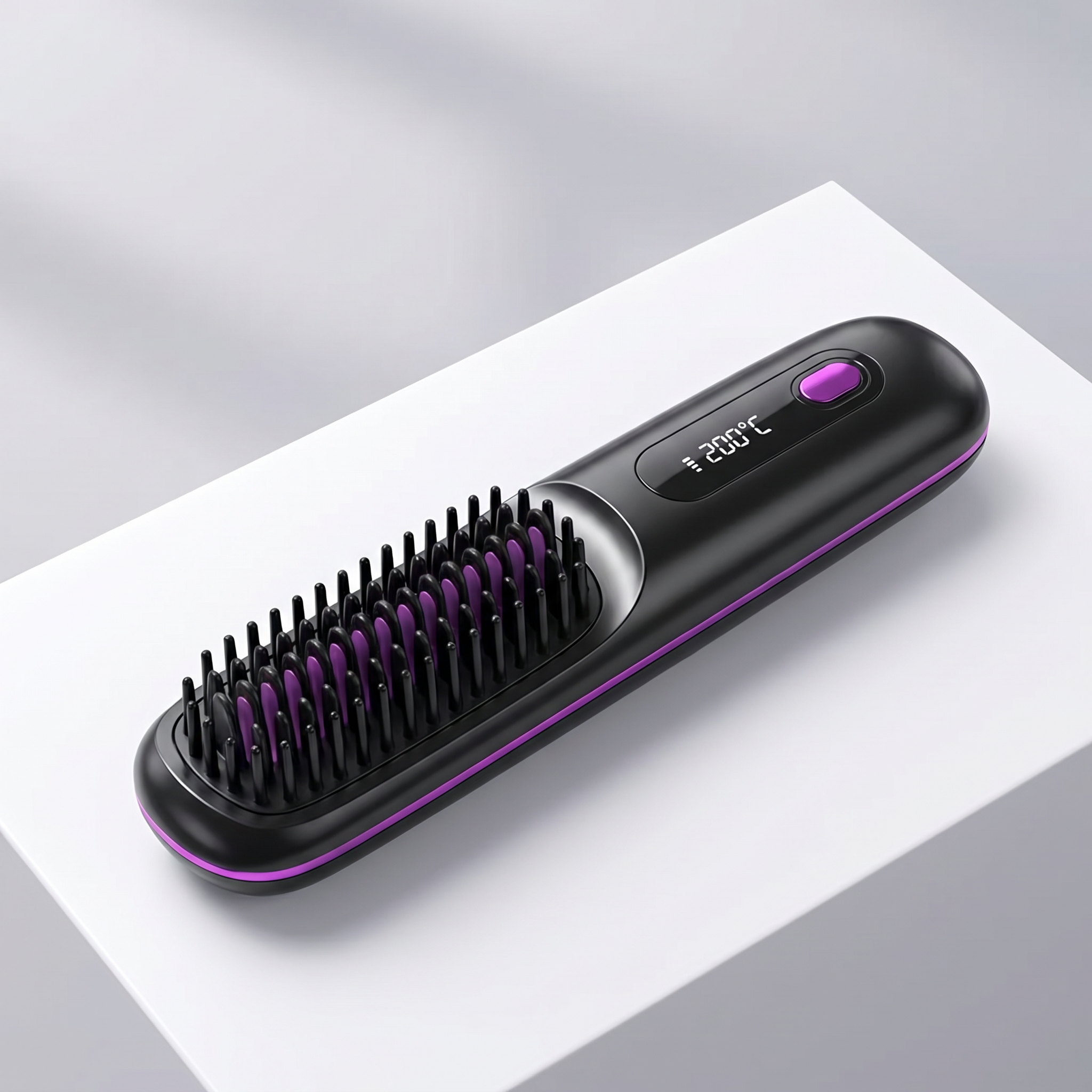 Silkané™ Pettine Riscaldante Ceramico Senza Fili: La Soluzione Perfetta per Capelli Lisci e Setosi in Ogni Momento