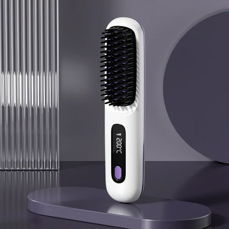 Silkané™ Pettine Riscaldante Ceramico Senza Fili: La Soluzione Perfetta per Capelli Lisci e Setosi in Ogni Momento