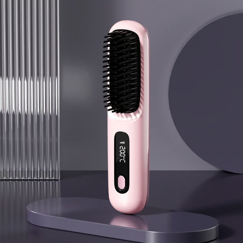 Silkané™ Pettine Riscaldante Ceramico Senza Fili: La Soluzione Perfetta per Capelli Lisci e Setosi in Ogni Momento
