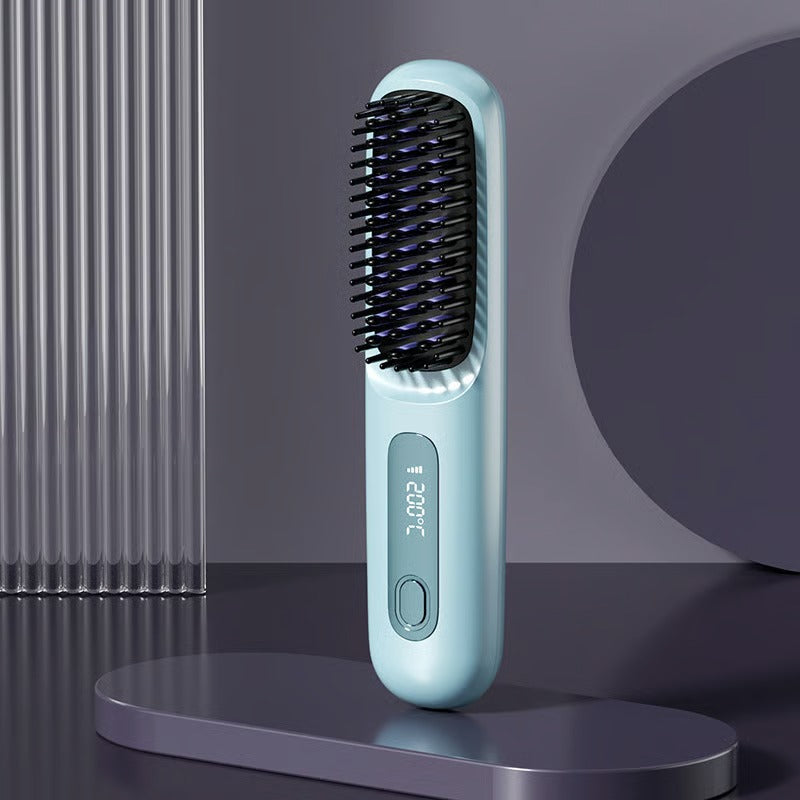 Silkané™ Pettine Riscaldante Ceramico Senza Fili: La Soluzione Perfetta per Capelli Lisci e Setosi in Ogni Momento