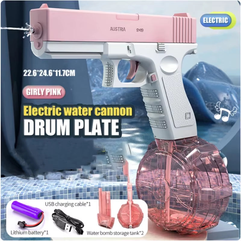UZI Water Gun Toy Swimming Pool Play Water Adult Shots Games Toy Outdoor Games High Pressure Water Gun Summer Toys for Kid