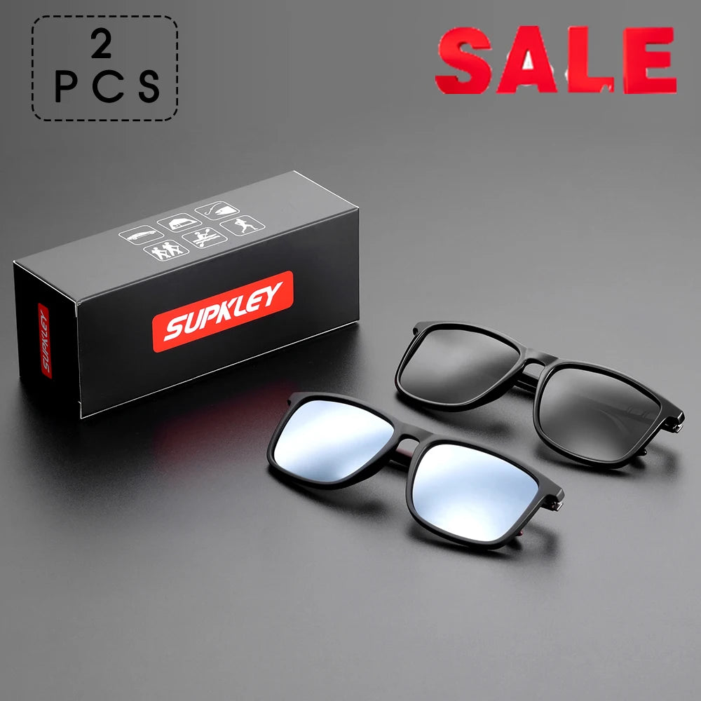 Sports Sunglasses for Men Polarized Comfortable Wear Square Sun Glasses Male Light Weight Eyewear Accessory with Origina