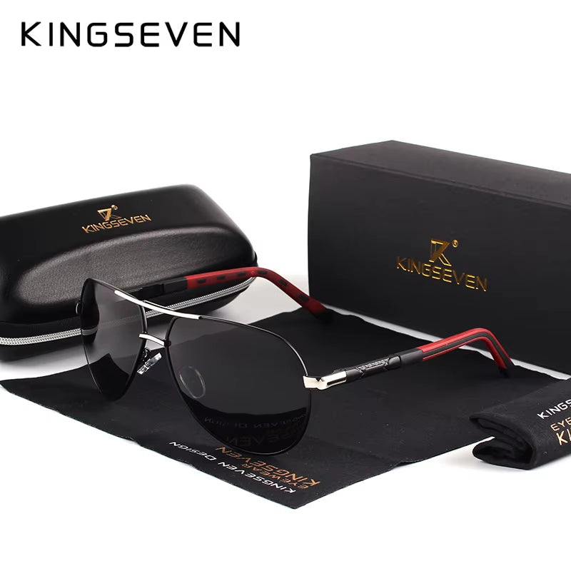 Men Vintage Aluminum Polarized Sunglasses Classic Brand Sun Glasses Coating Lens Driving Eyewear for Men/Women