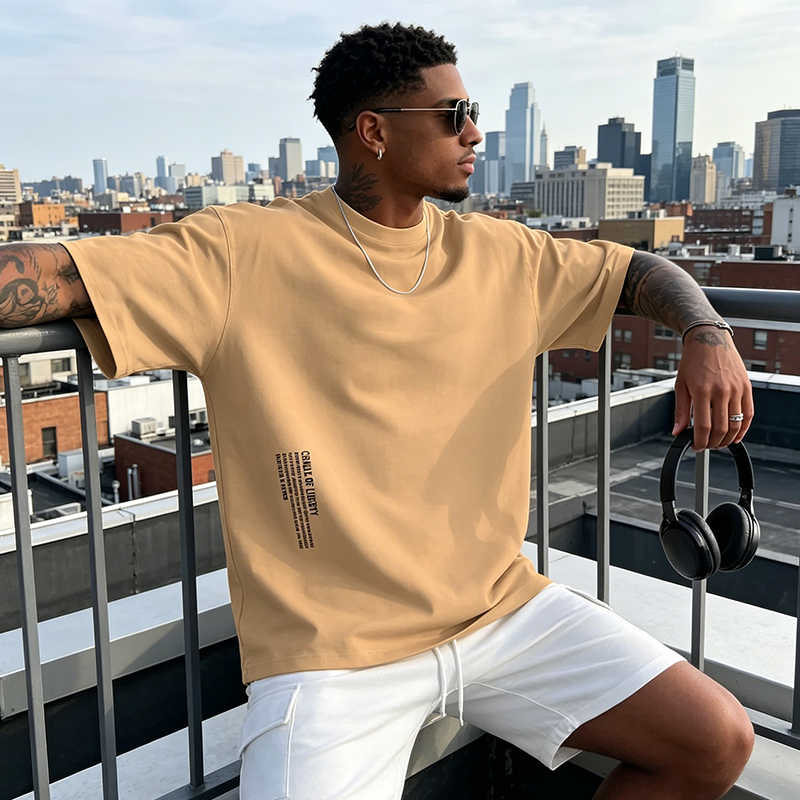 Entdecke den ultimativen Herren Urban Style Loose Fit T-Shirt – Jetzt 50% Rabatt auf unseren Premium Baumwollmix mit lässigem Oversize-Schnitt und stylischem Grafikdruck!